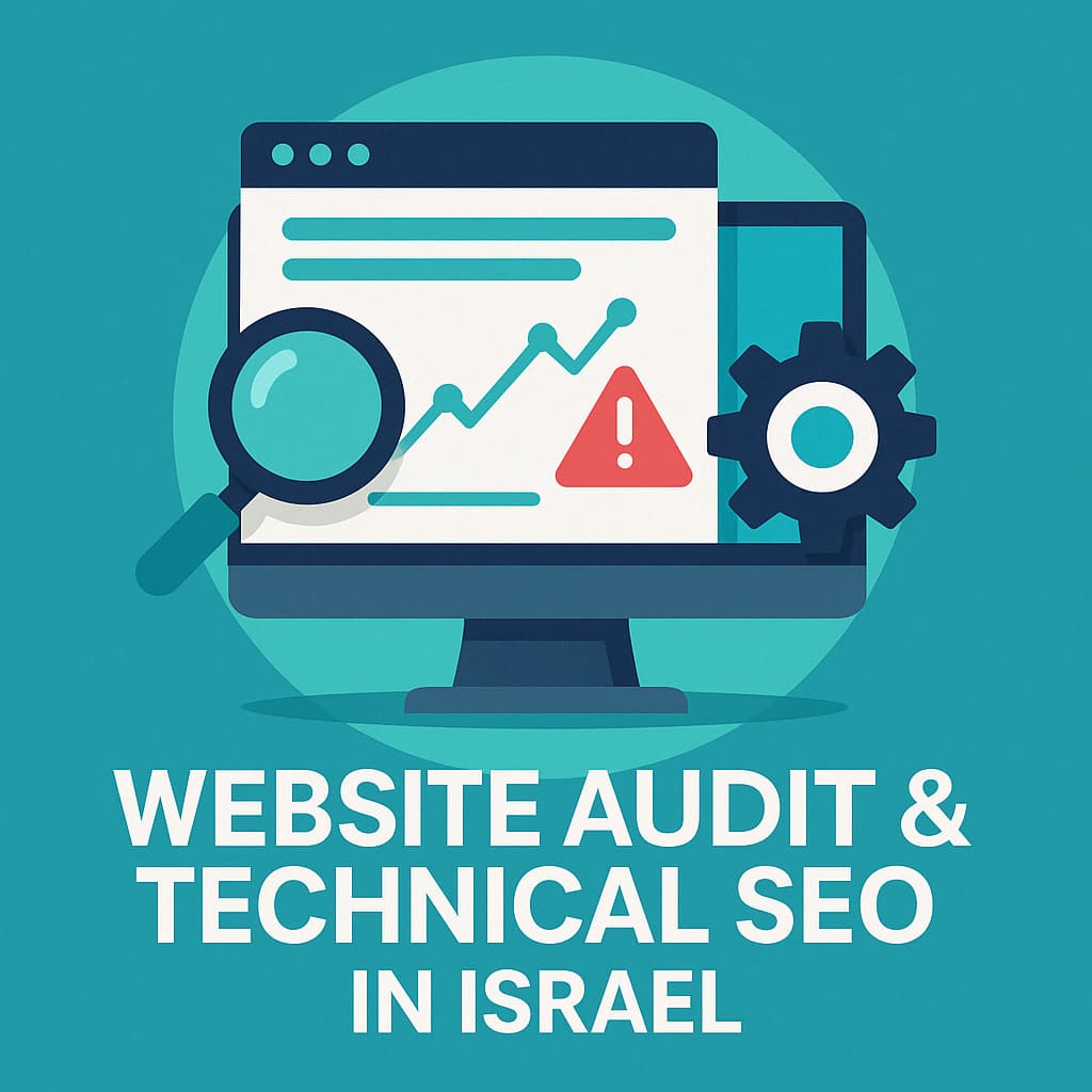 Website Audit & Technical SEO in Israel  |Speed, Health & Core Web Vitals